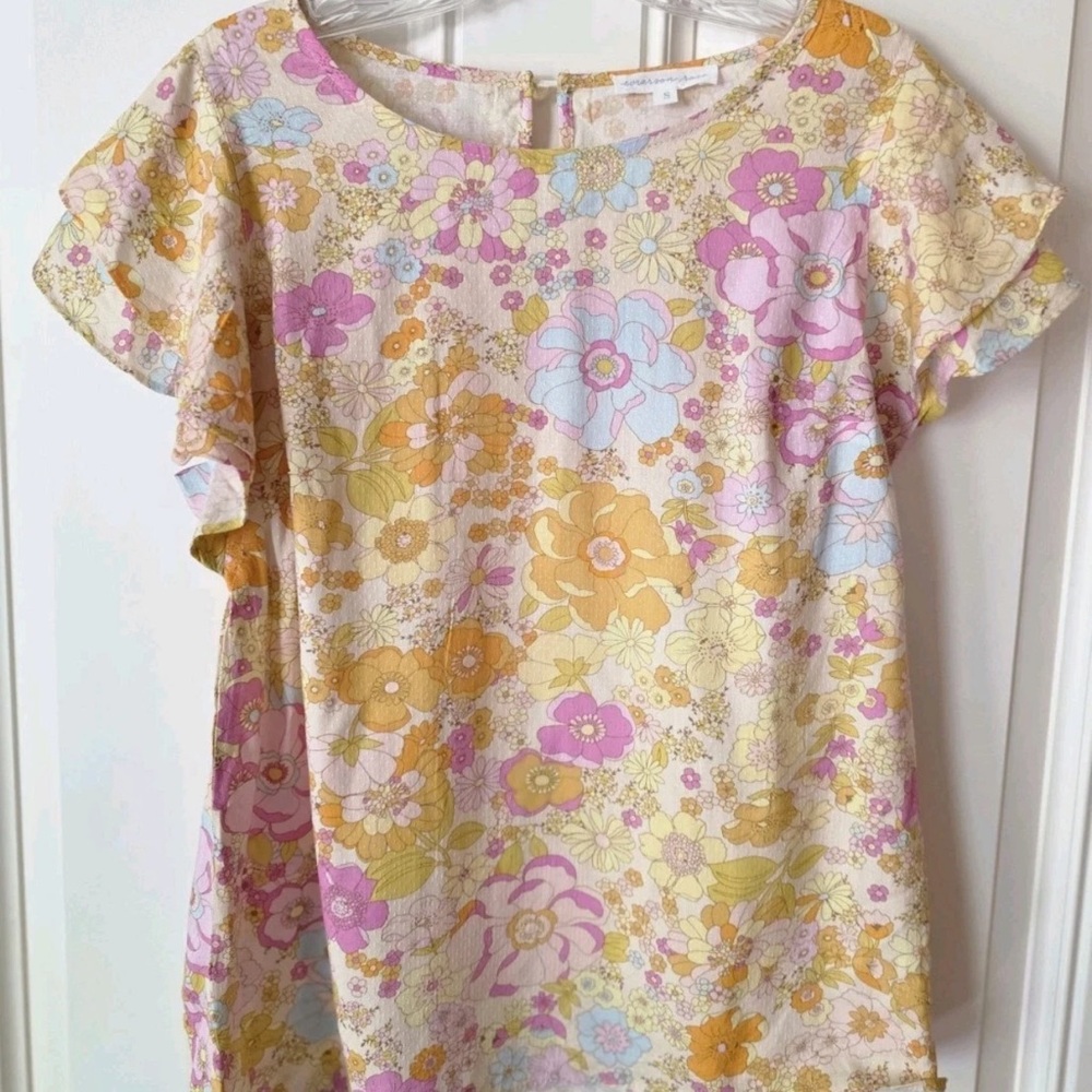 Floral Print Women's Blouse